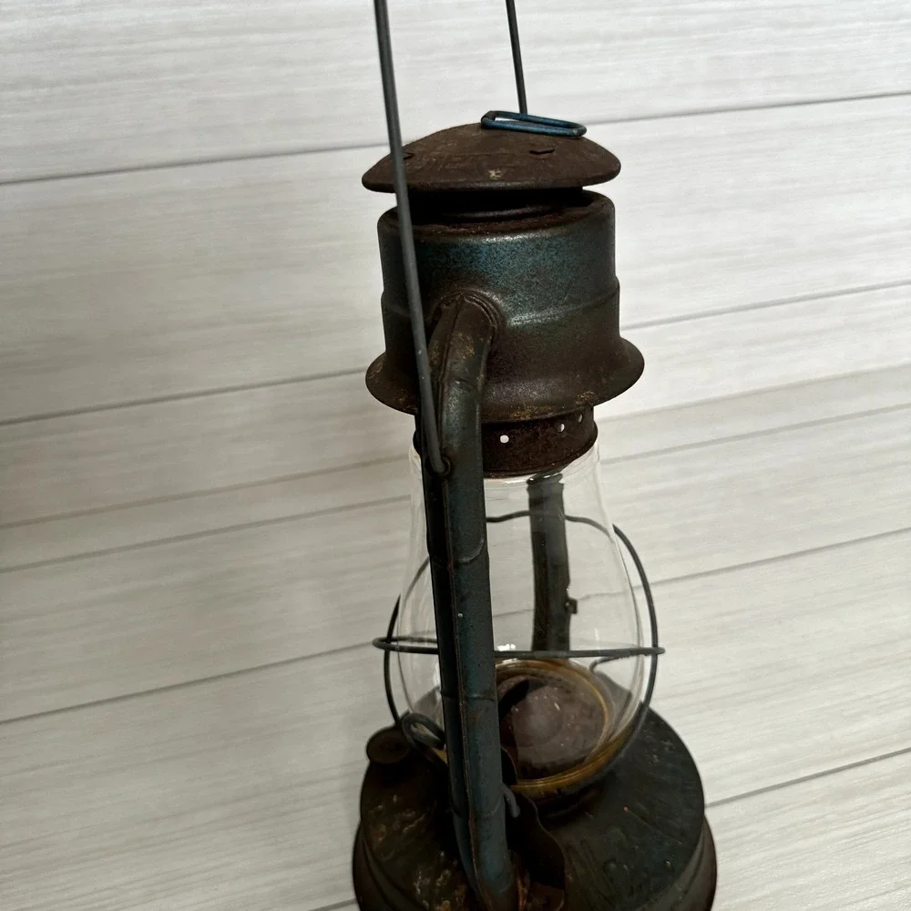 Blitzen No.‎ 2A Lantern Vintage Hurricane Oil Lamp Farmhouse Decor Rustic